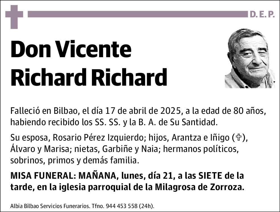 Vicente Richard Richard