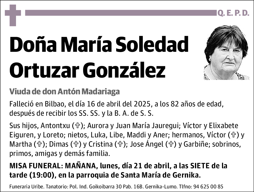 María Soledad Ortuzar González