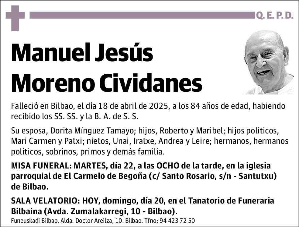 Manuel Jesús Moreno Cividanes