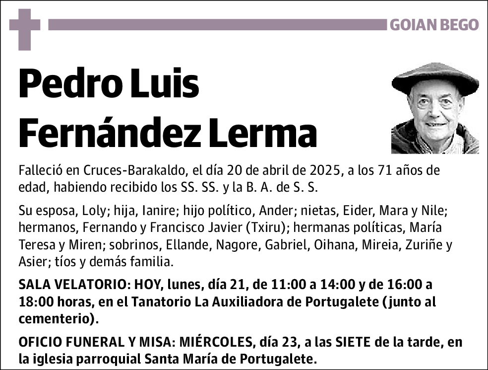 Pedro Luis Fernández Lerma