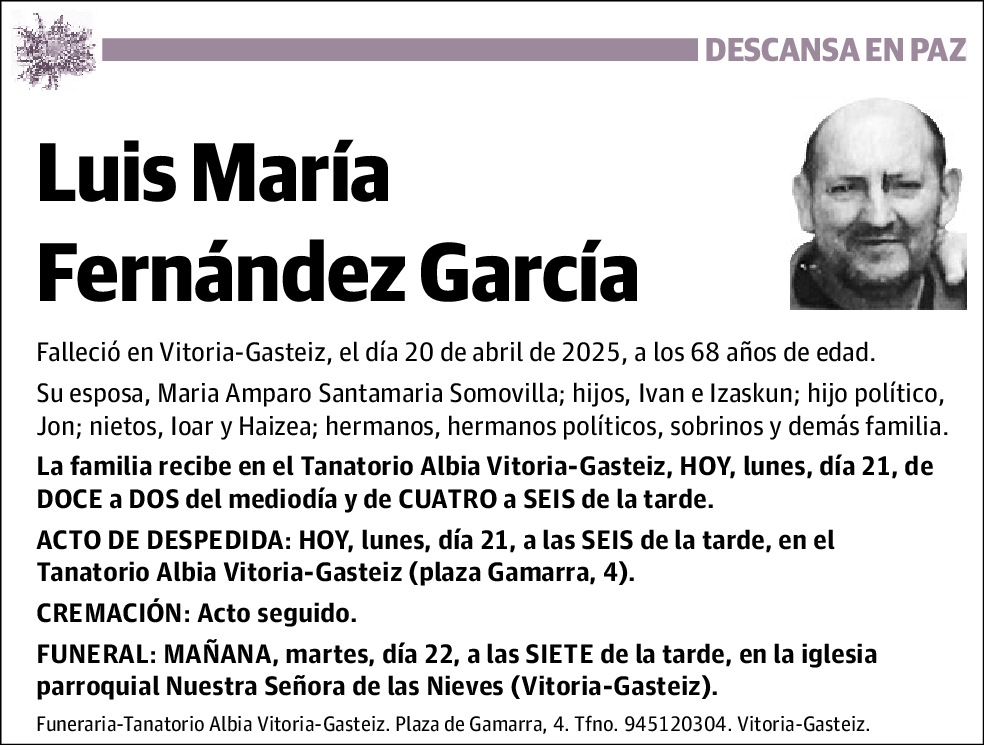 Luis María Fernández García