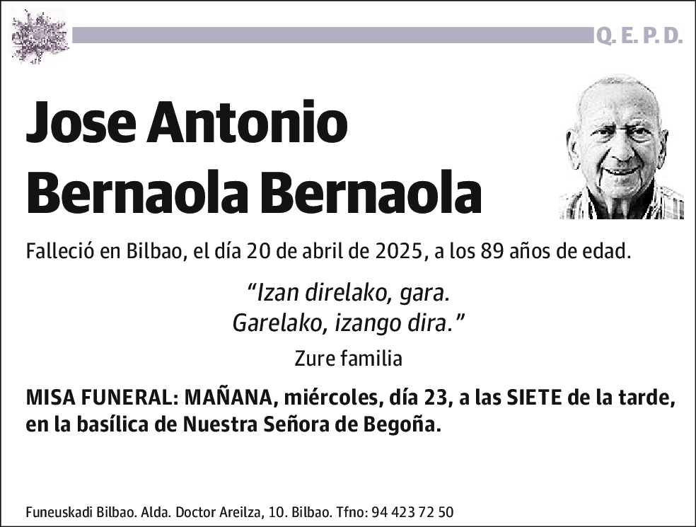 José Antonio Bernaola Bernaola