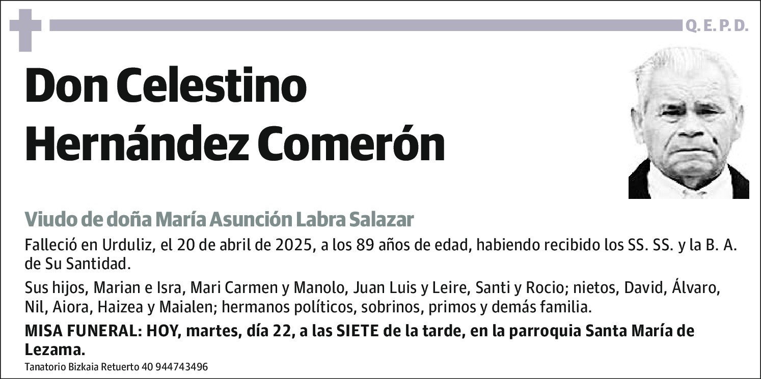 Celestino Hernández Comerón