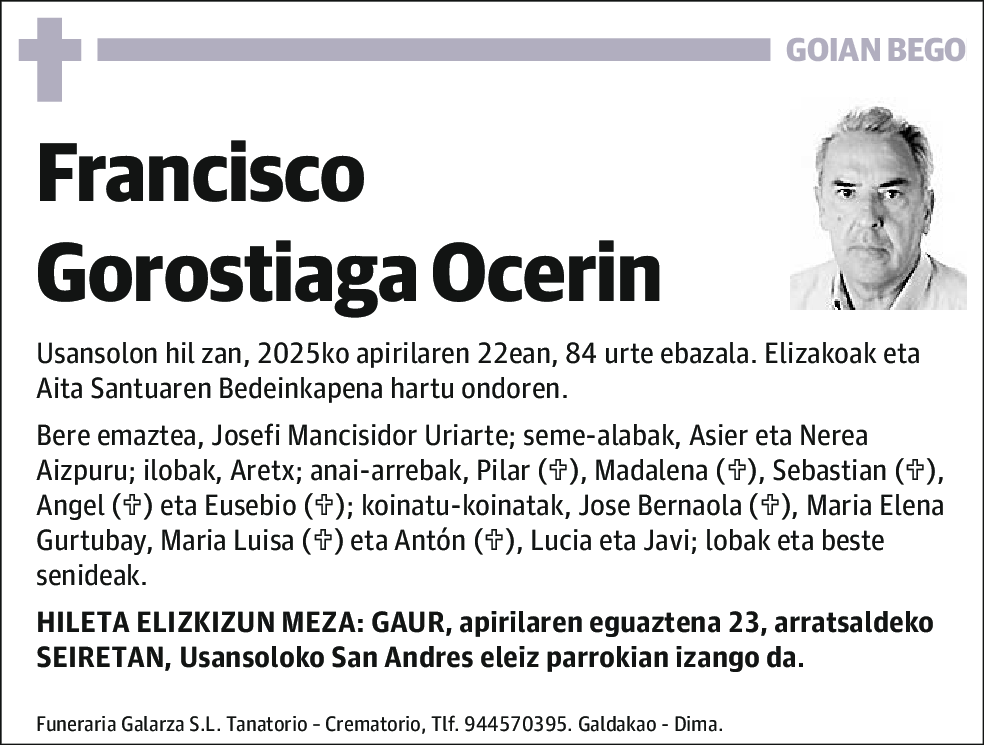 Francisco Gorostiaga Ocerin
