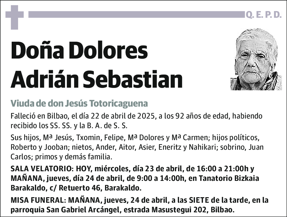 Dolores Adrián Sebastian