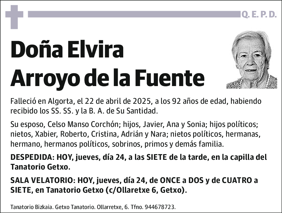 Elvira Arroyo de La Fuente