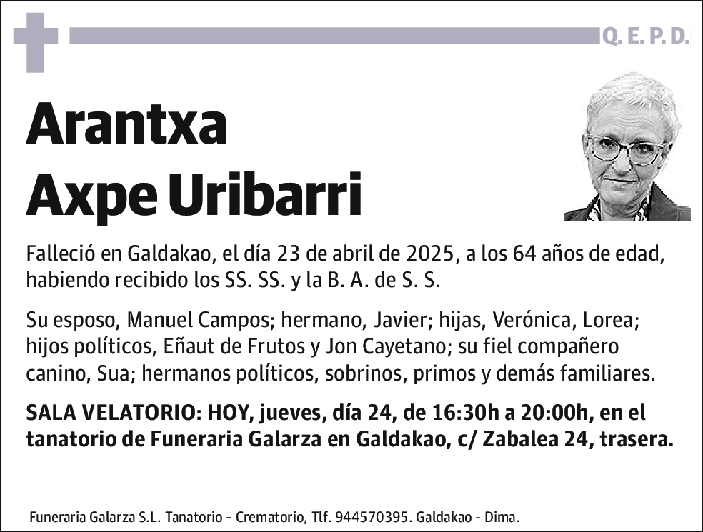 Arantxa Axpe Uribarri
