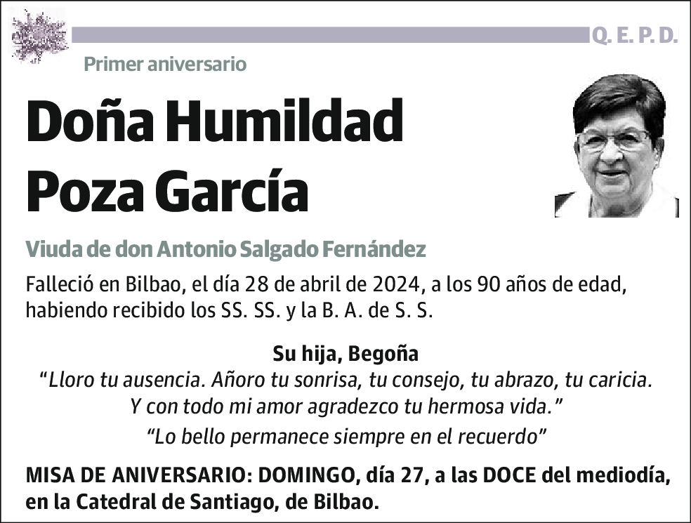 Humildad Poza García