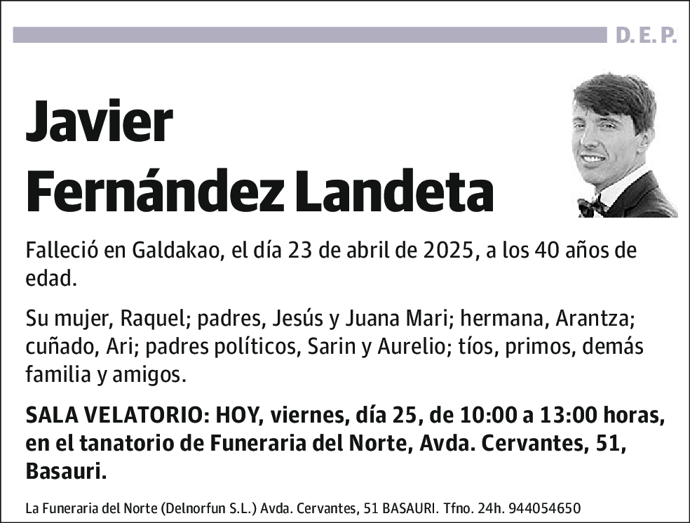 Javier Fernández Landeta