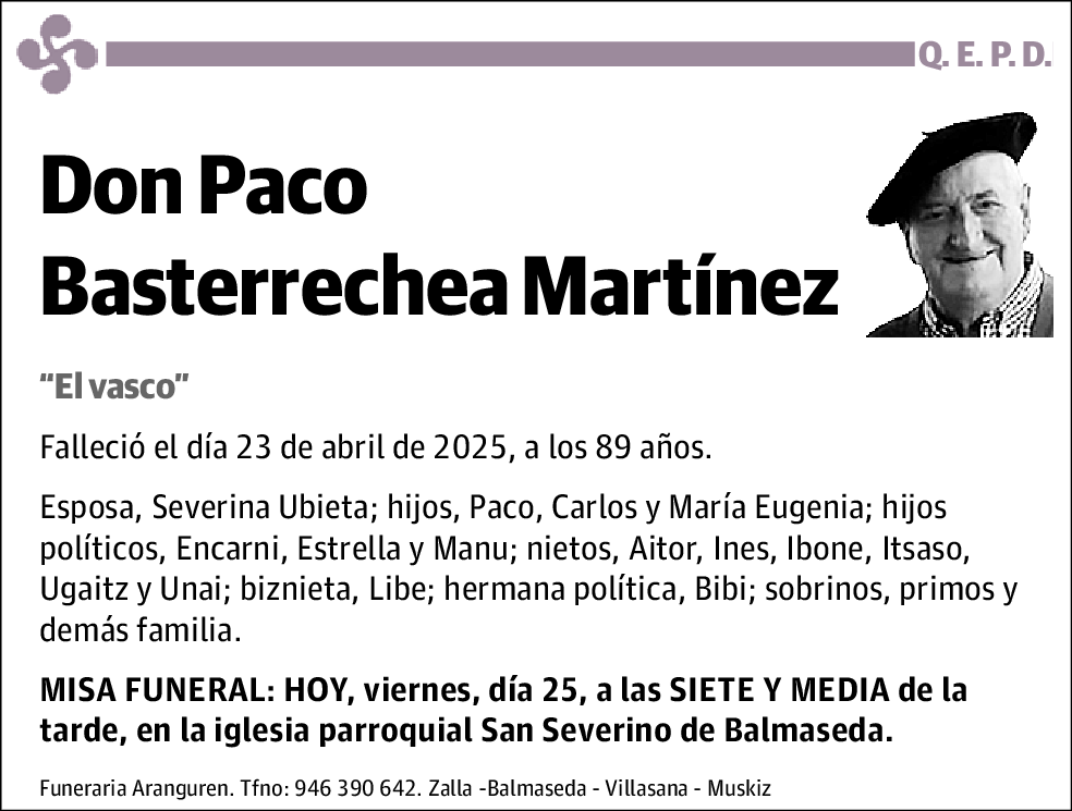 Francisco Basterrechea Martínez