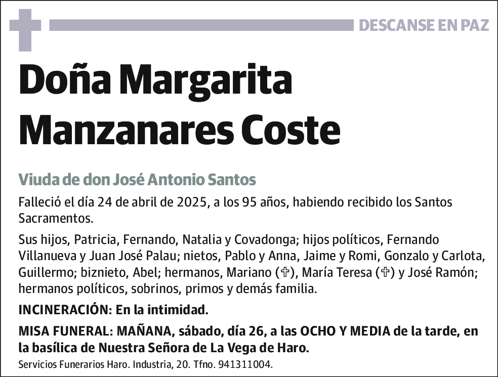 Margarita Manzanares Coste