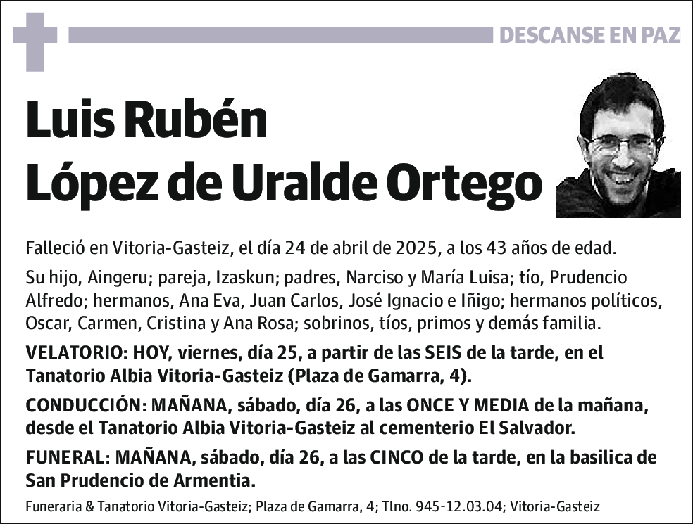 Luis Rubén López de Uralde Ortego