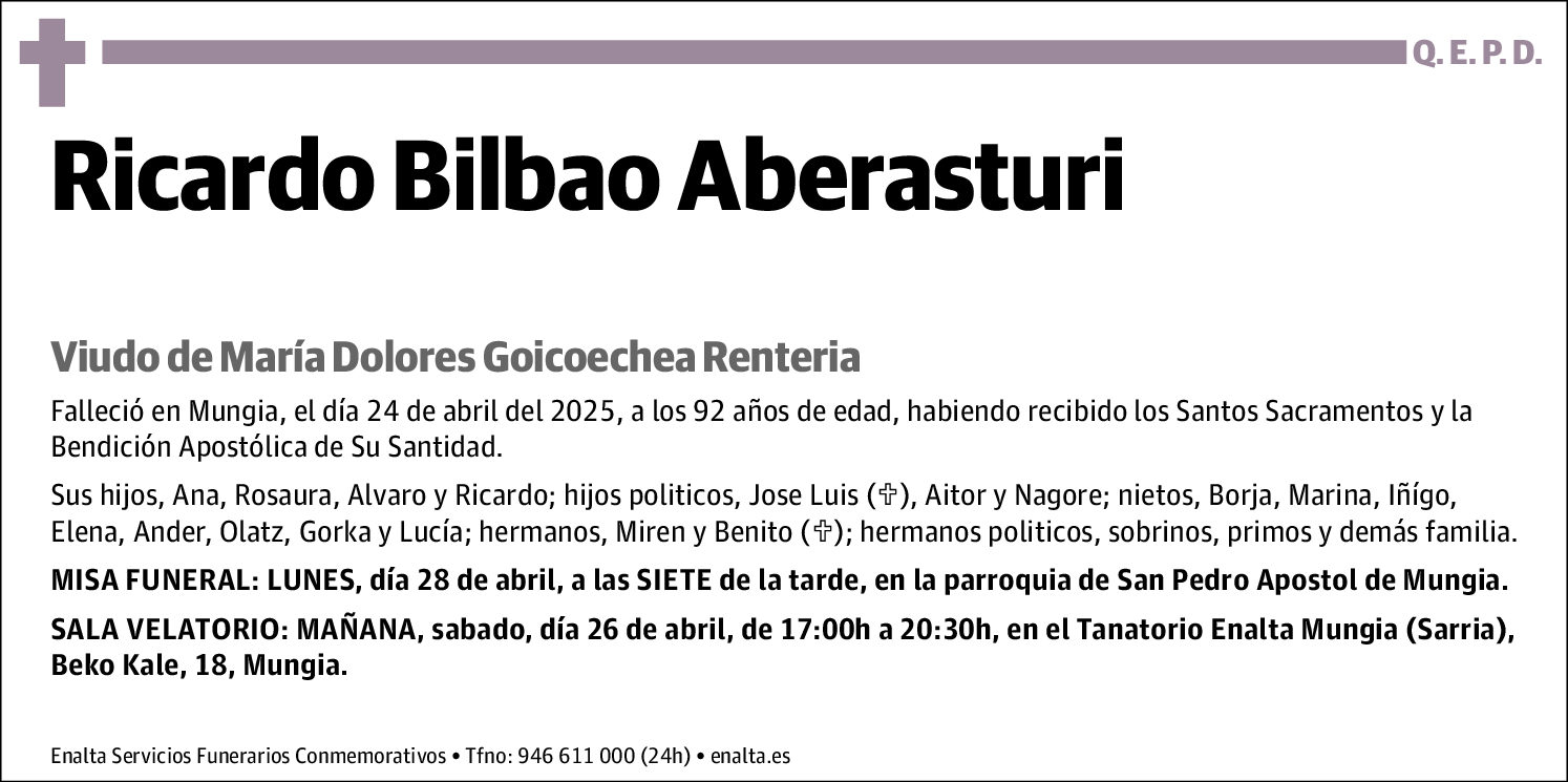 Ricardo Bilbao Aberasturi