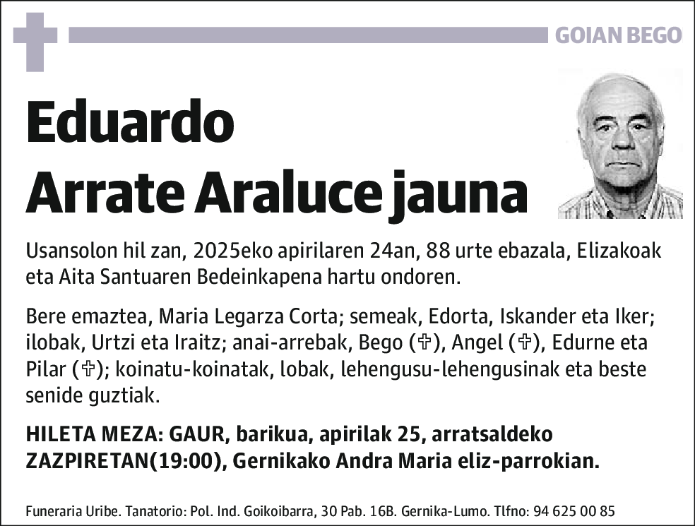 Eduardo Arrate Araluce