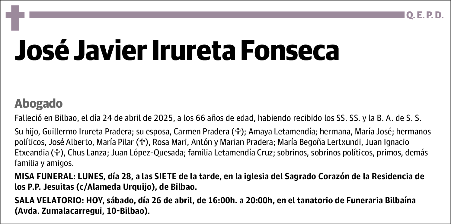 José Javier Irureta Fonseca