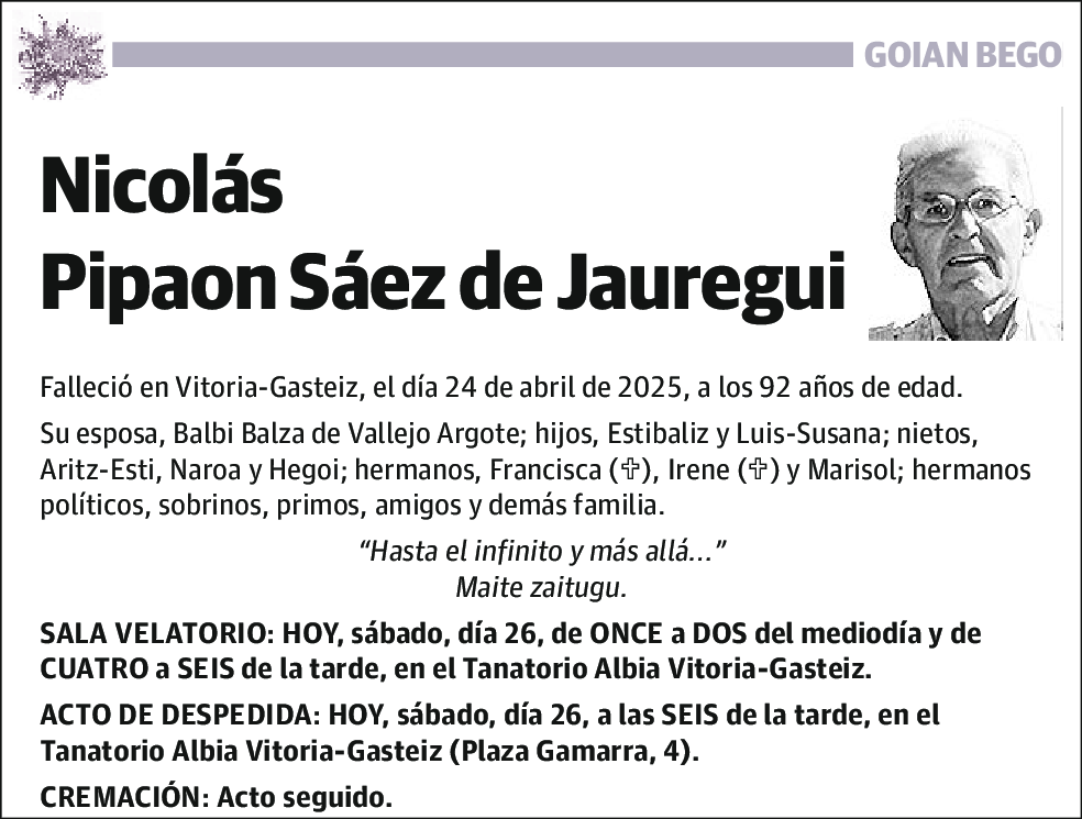 Nicolás Pipaon Sáez de Jáuregui