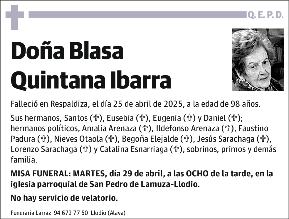 Blasa Quintana Ibarra
