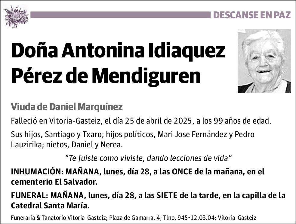 Antonina Idiaquez Pérez De Mendiguren