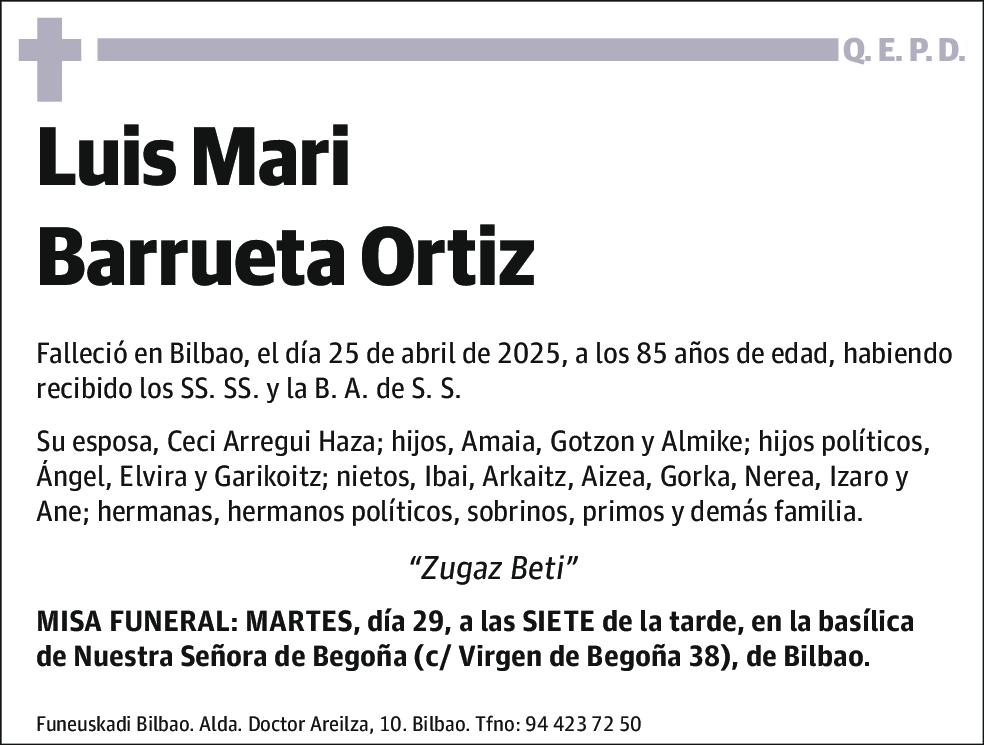 Luis Mari Barrueta Ortiz