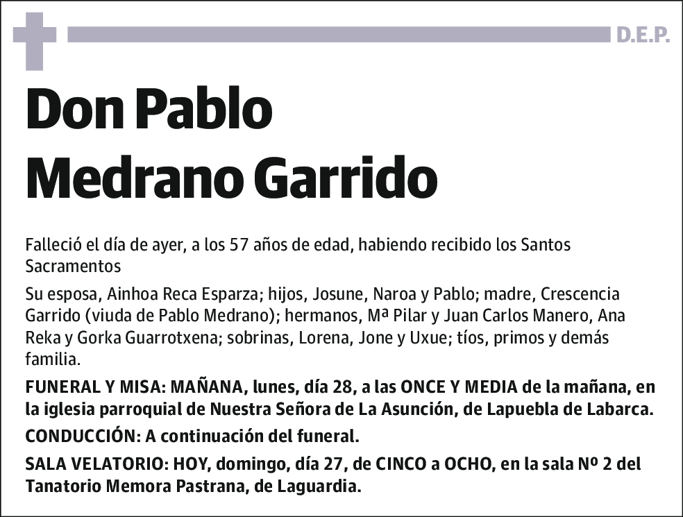 Pablo Medrano Garrido