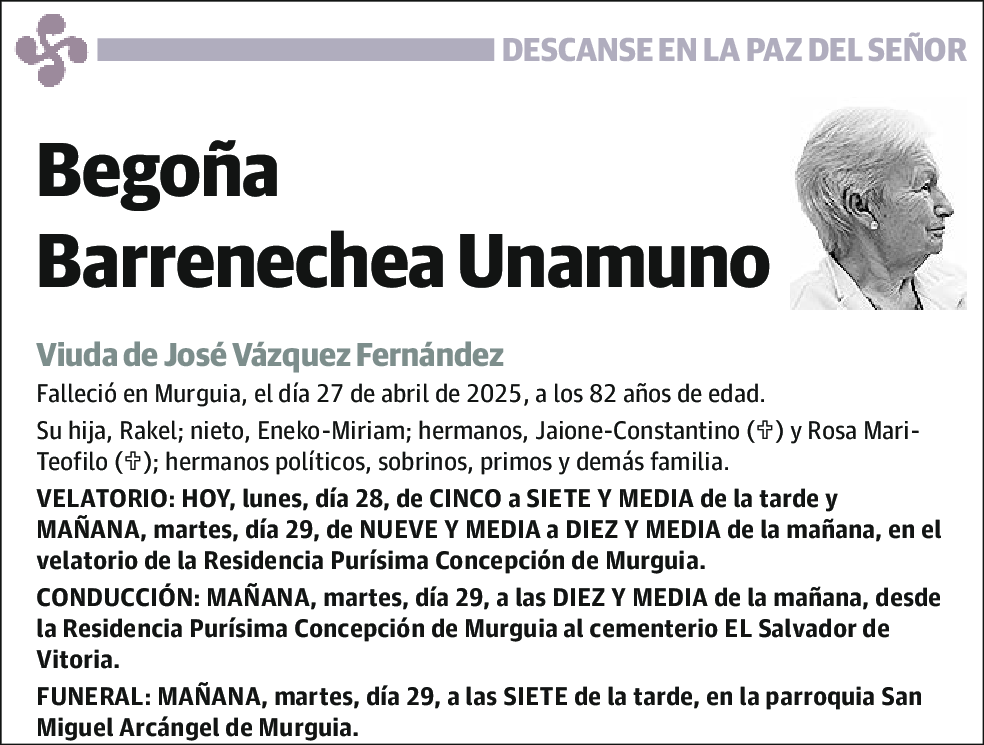 Begoña Barrenechea Unamuno