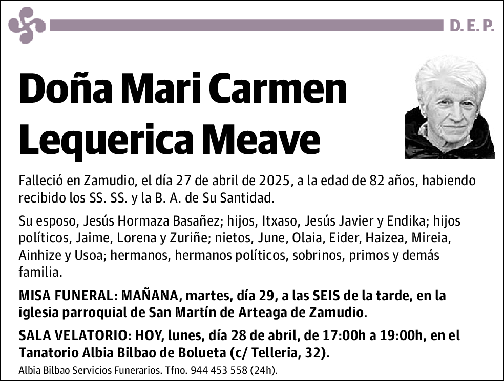 Mari Carmen Lequerica Meave