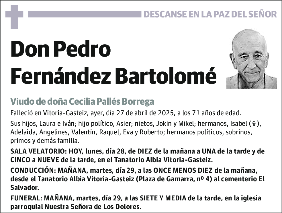 Pedro Fernández Bartolomé