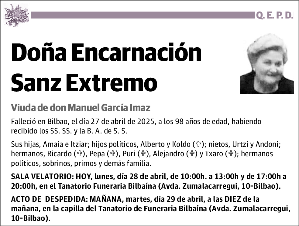 Encarnación Sanz Extremo