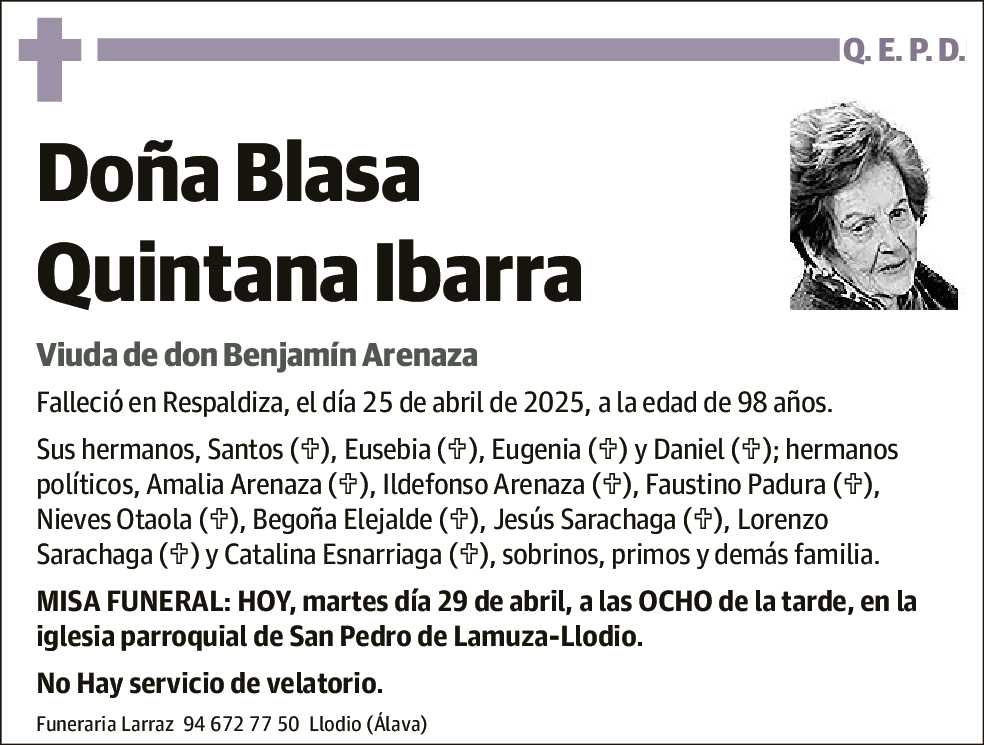 Blasa Quintana Ibarra
