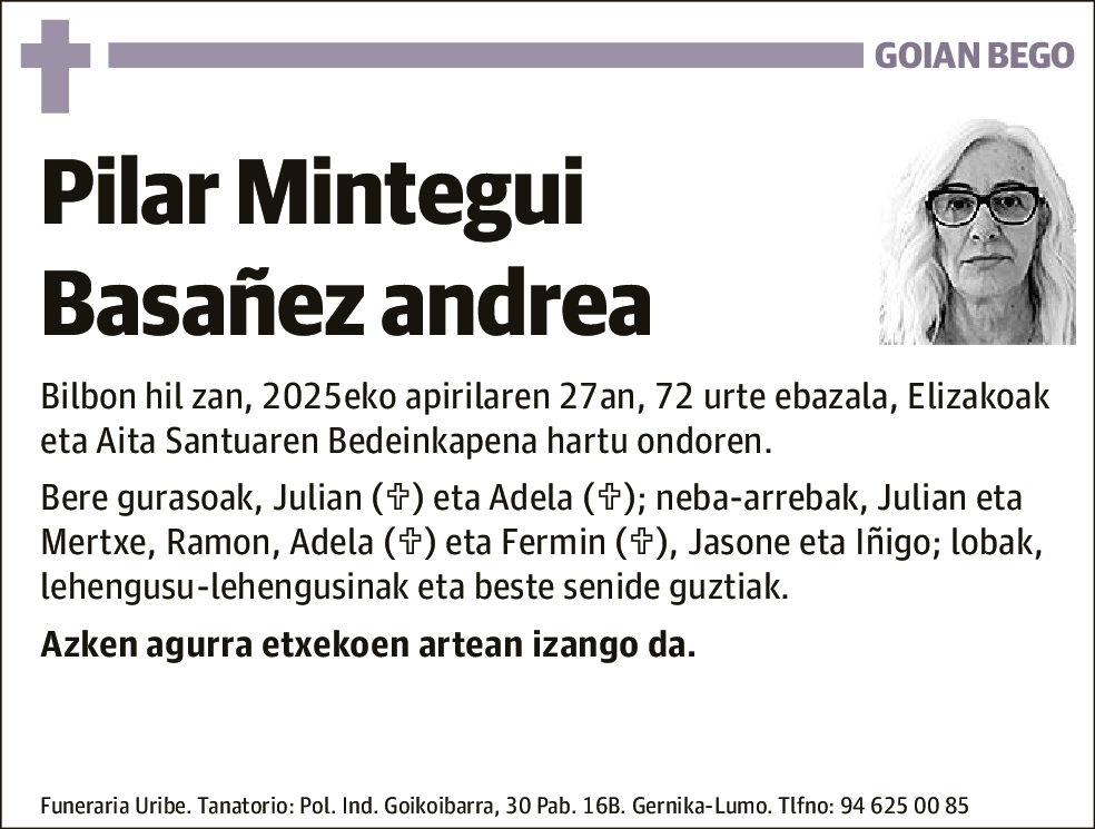 Pilar Mintegui Basañez
