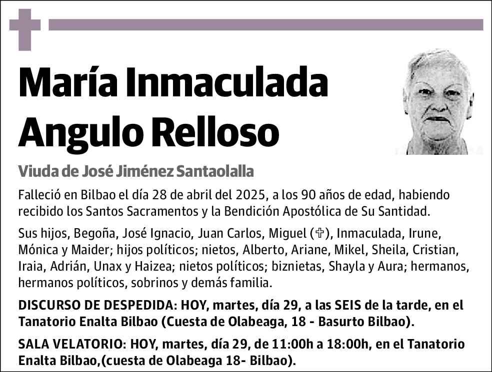 María Inmaculada Angulo Relloso
