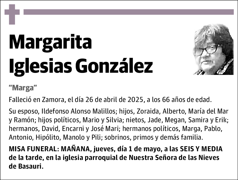 Margarita Iglesias Gonzalez
