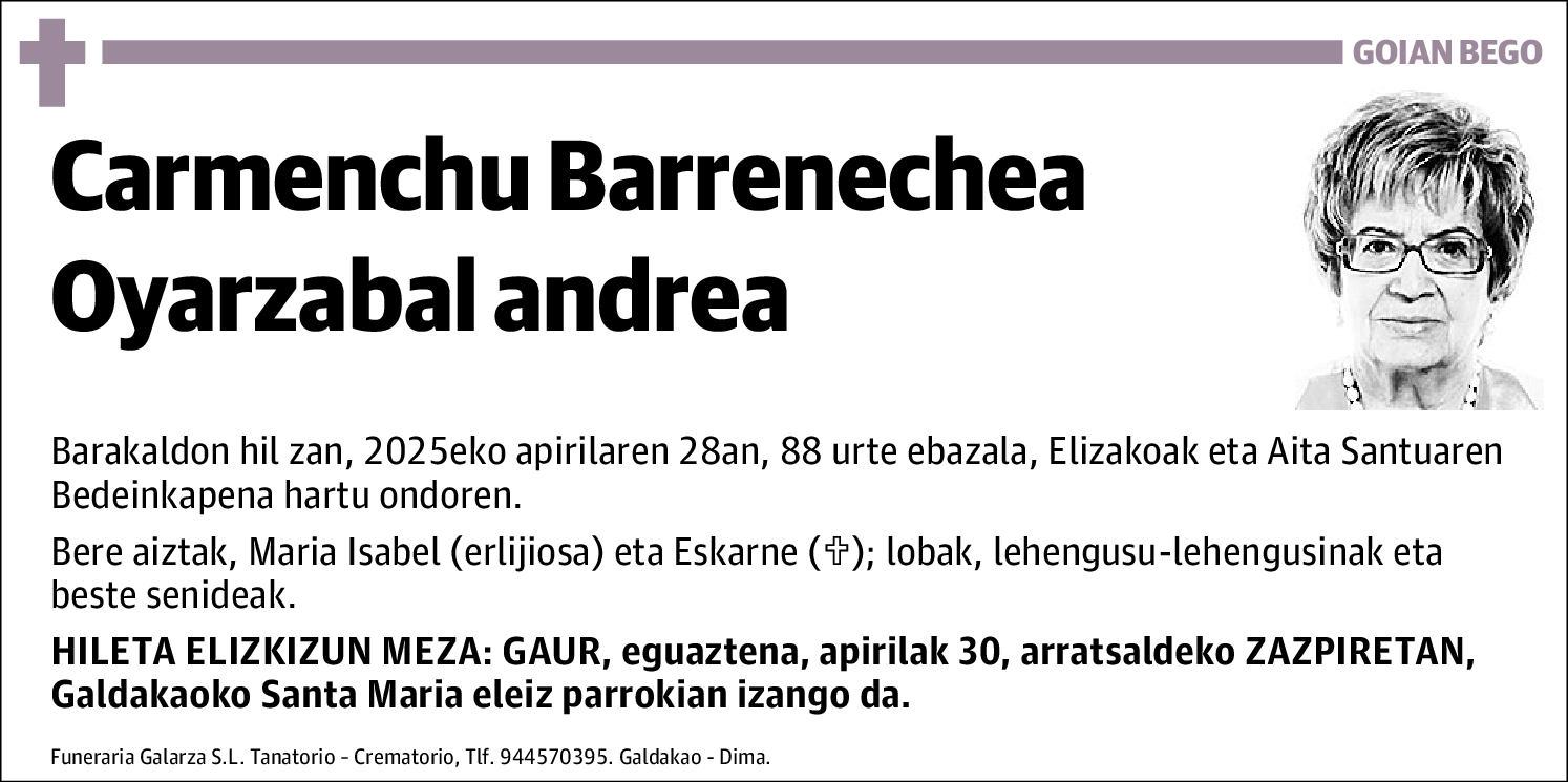 Carmenchu Barrenechea Oyarzabal