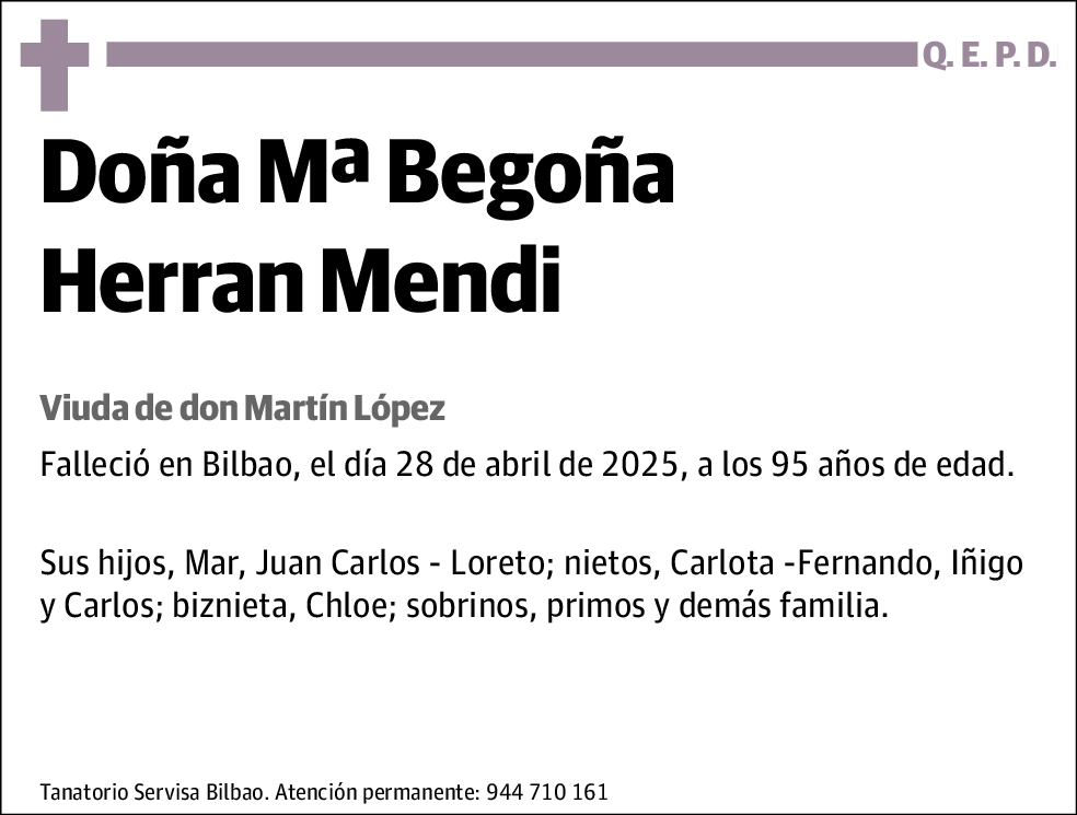 Mª Begoña Herran Mendi