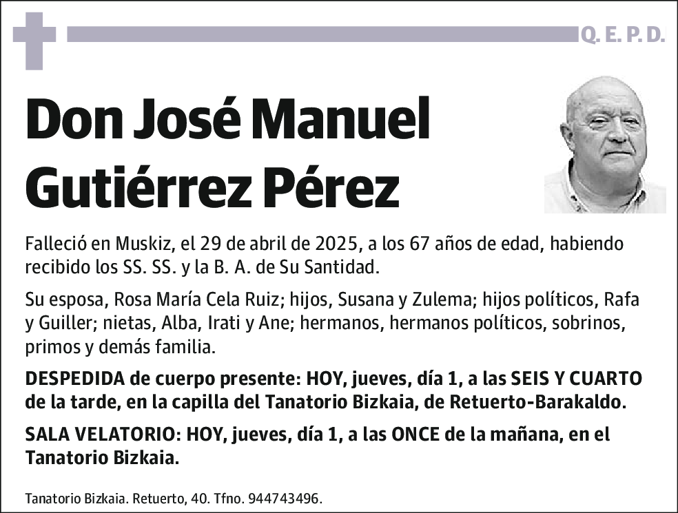 José Manuel Gutiérrez Pérez