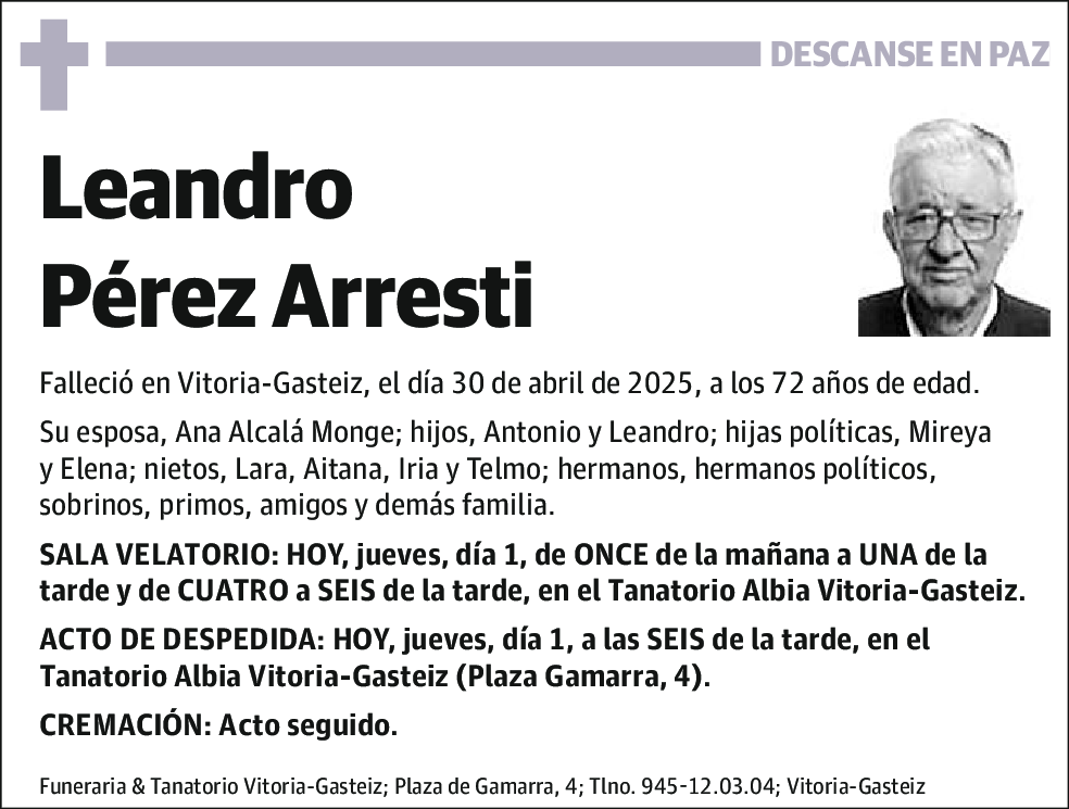 Leandro Pérez Arresti
