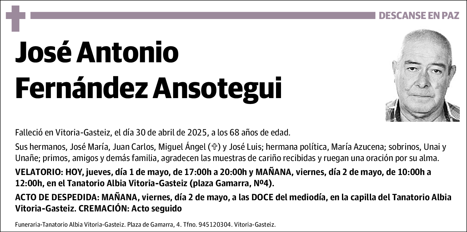 José Antonio Fernández Ansotegui
