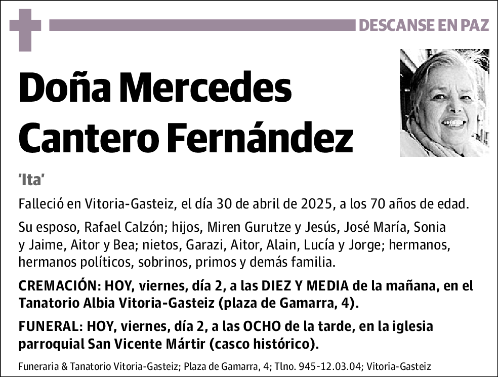 Mercedes Cantero Fernández
