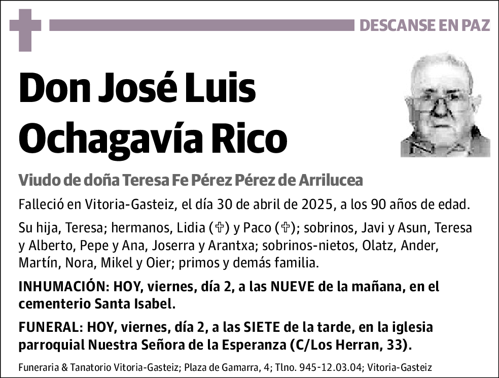 José Luis Ochagavía Rico
