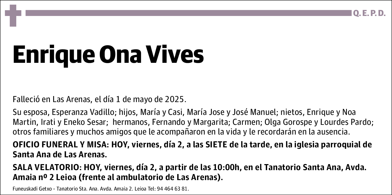 Enrique Ona Vives