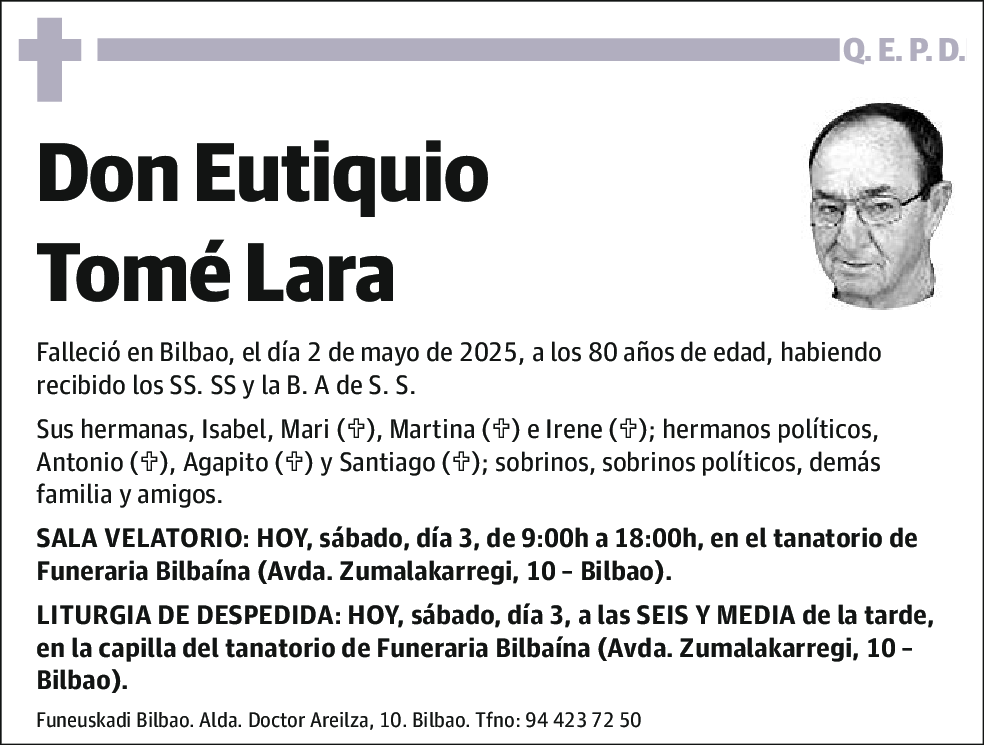 Eutiquio Tomé Lara