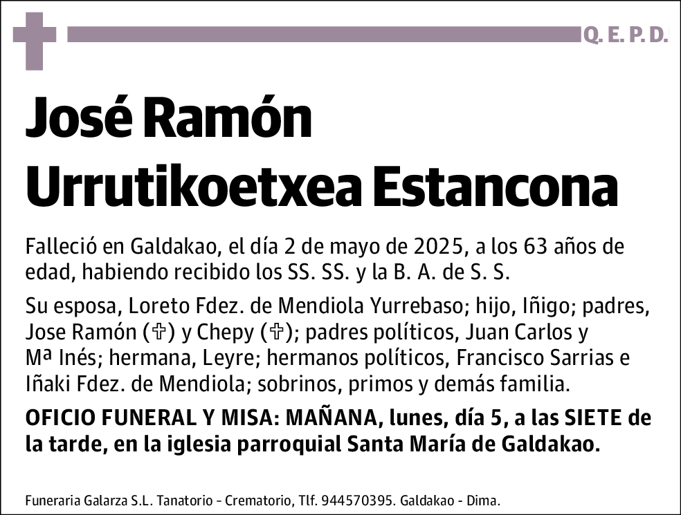 Jose Ramón Urrutikoetxea Estancona