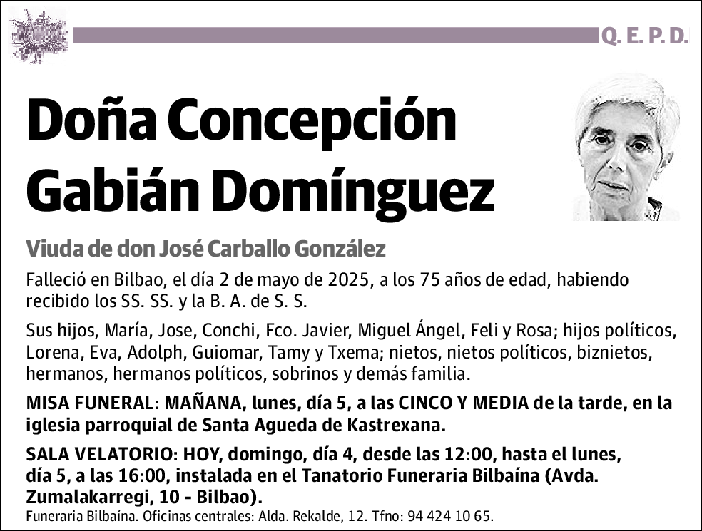 Concepción Gabián Domínguez