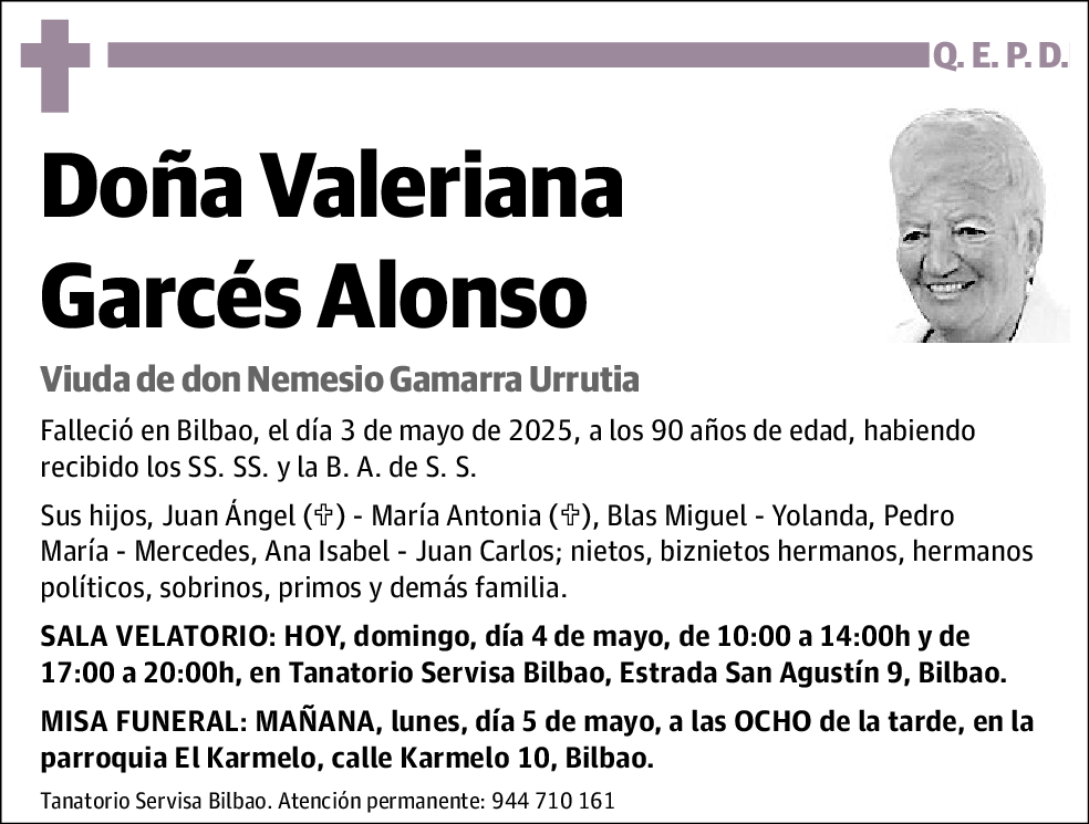 Valeriana Garcés Alonso