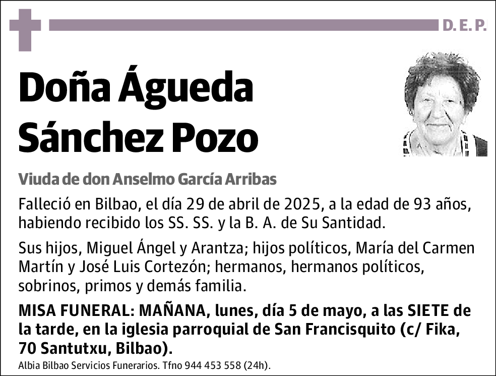 Águeda Sánchez Pozo