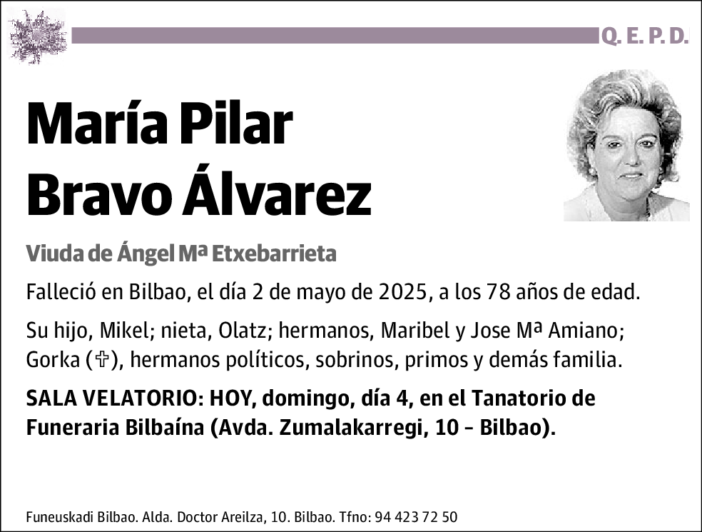 María Pilar Bravo Álvarez
