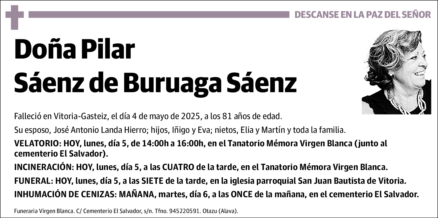 Pilar Sáenz de Buruaga Sáenz