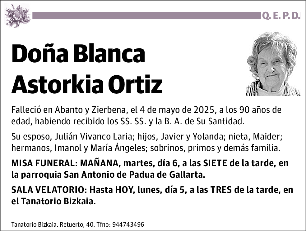 Blanca Astorkia Ortiz