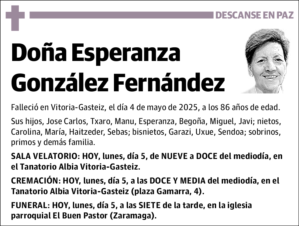 Esperanza González Fernández