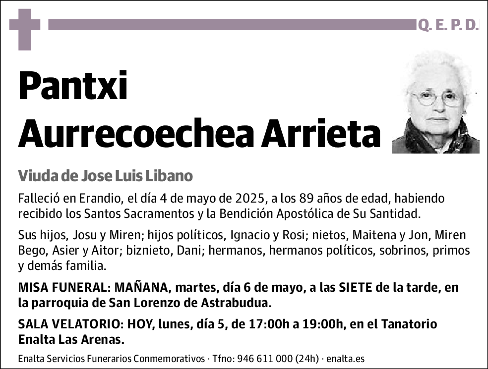 Pantxi Aurrecoeche Arrieta